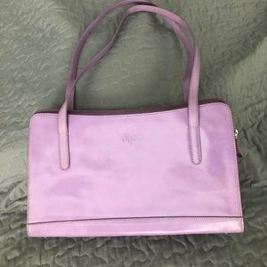 Monsac Original lavender leather purse